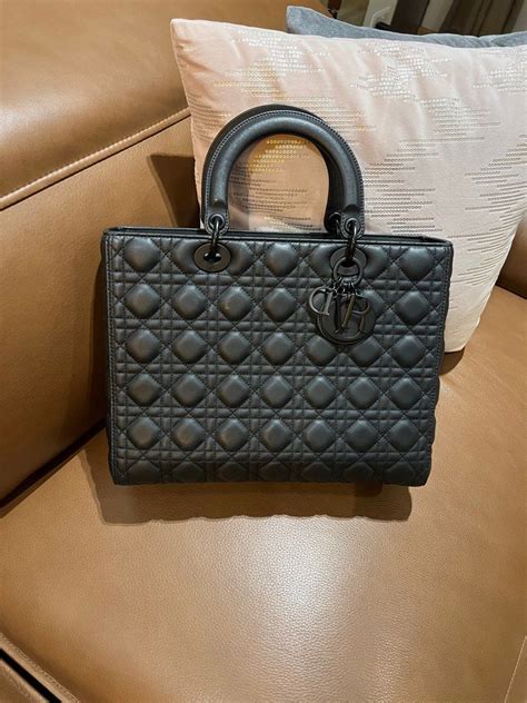 lady dior ultra matte large|large Lady Dior bag price.